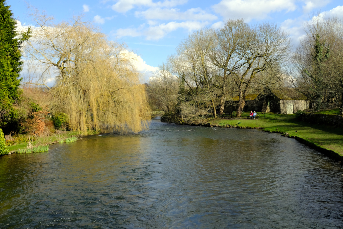 View of the River Wye, Ashford in the Water