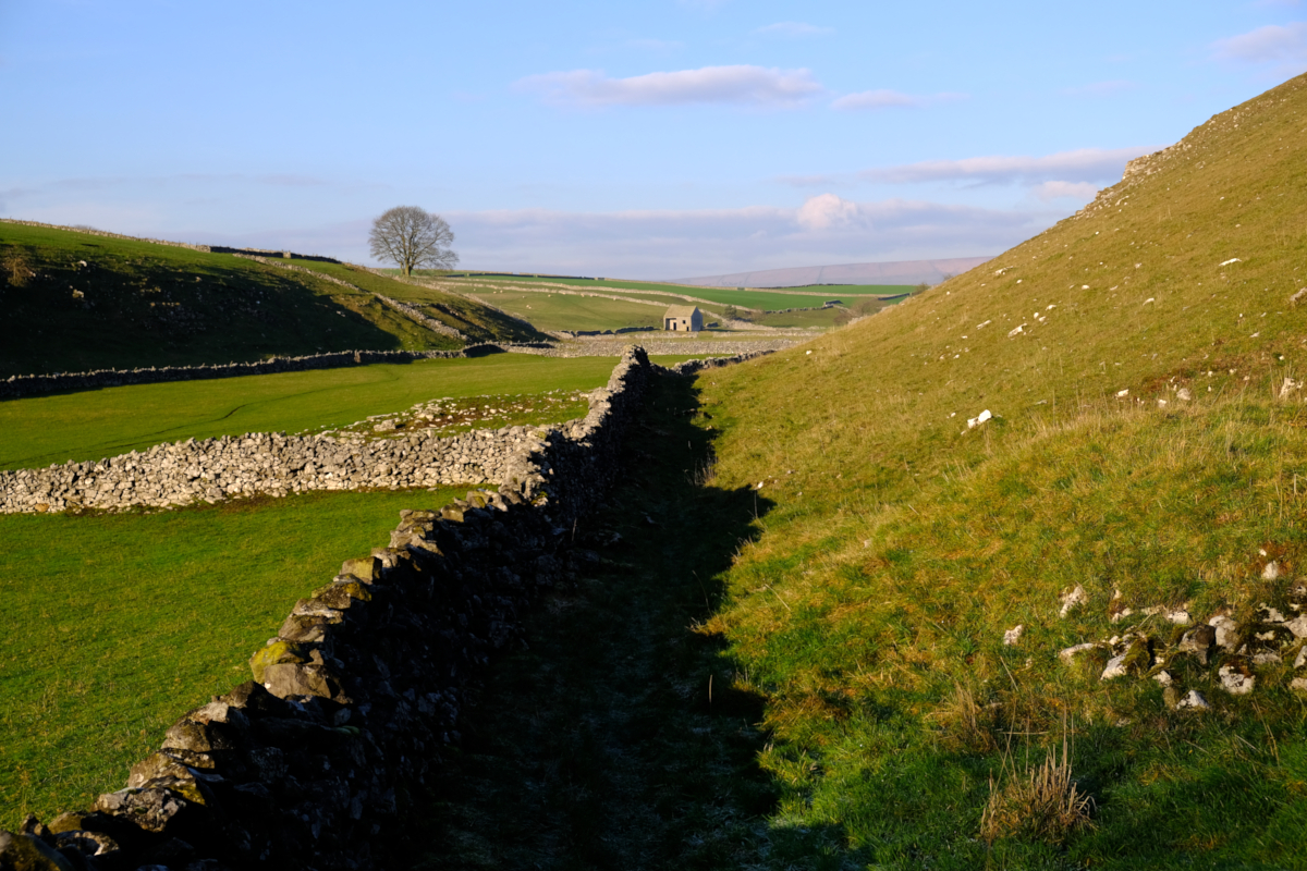 View of Dam Dale, Peak Forest, Derbyshire