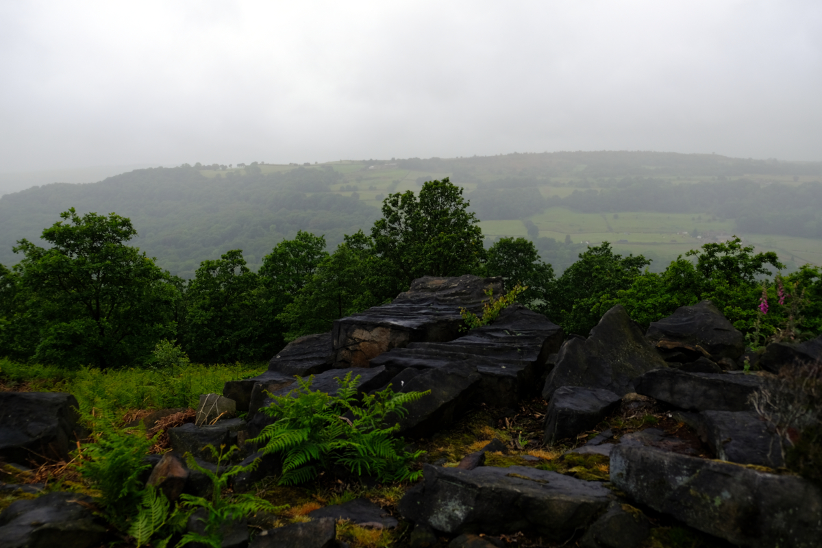View from Wharncliffe Crags