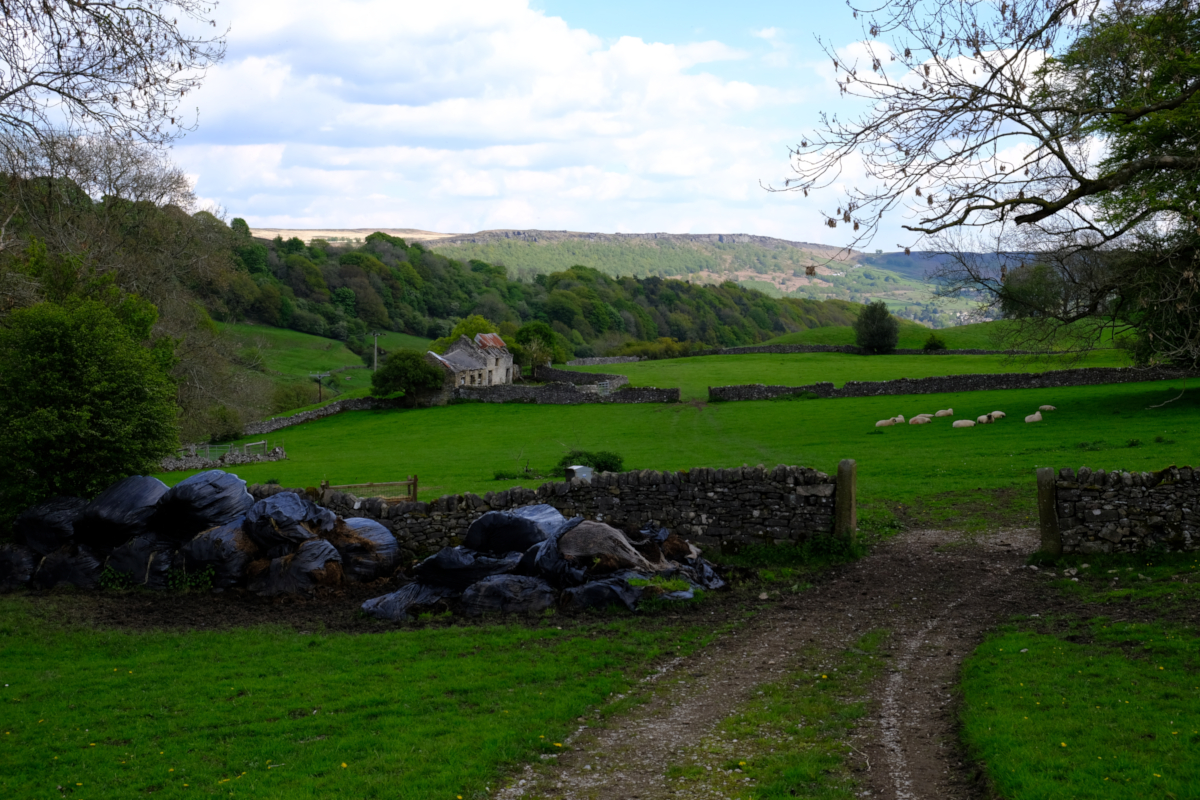 View of Curbar Edge from Eyam, Derbyshire