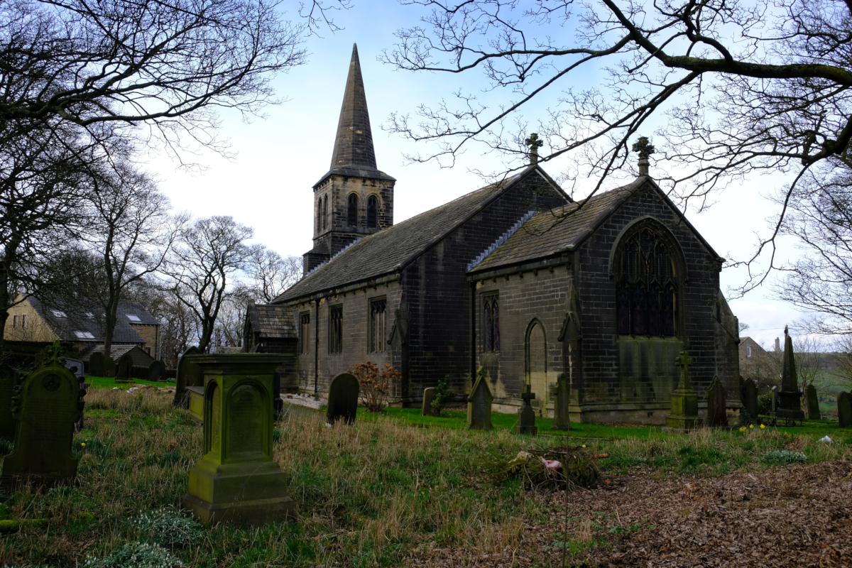 View of Church of Saint Lucius, Farnley Tyas