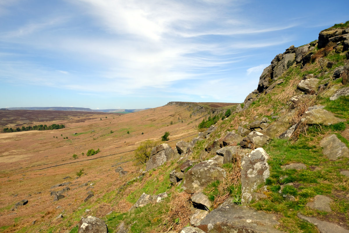 View of Stanage Edge