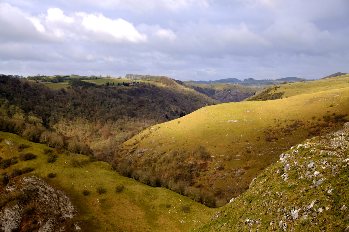 View of Dovedale from Thorpe Cloud