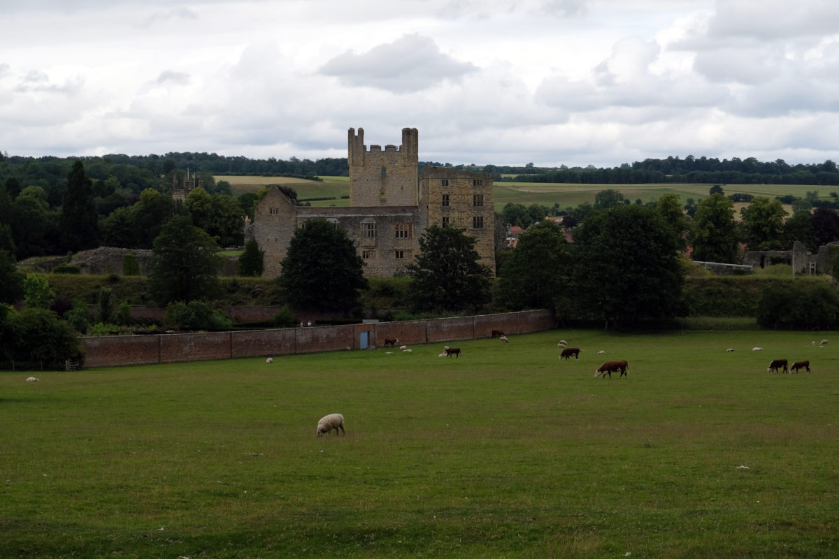 View of Helmsley Castle