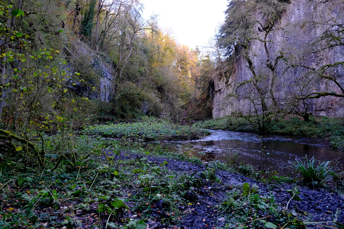 View of Chee Dale and the River Wye