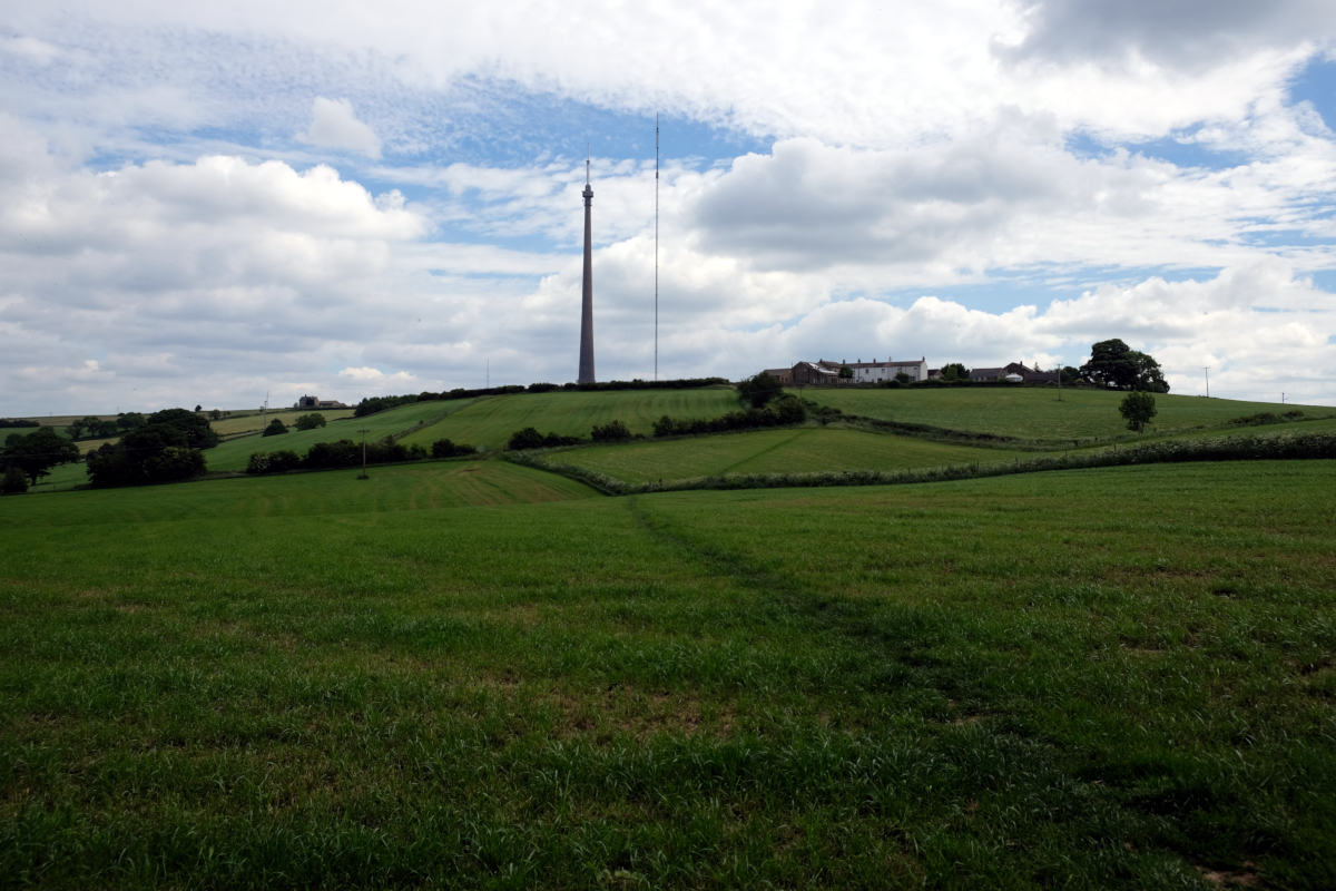 View of Emley Moor Mast