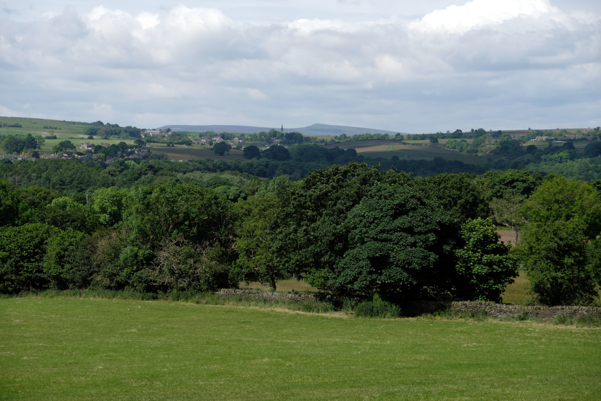 View of Thurstonland from Shelley